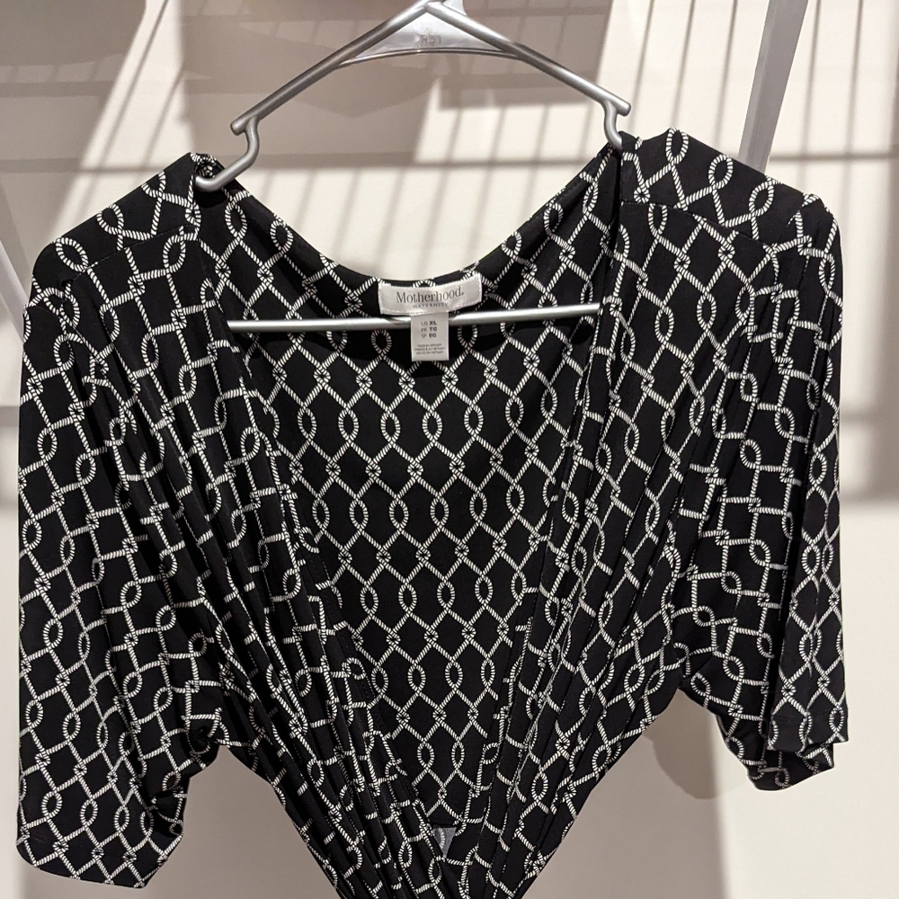 Motherhood Maternity Wrap Dress